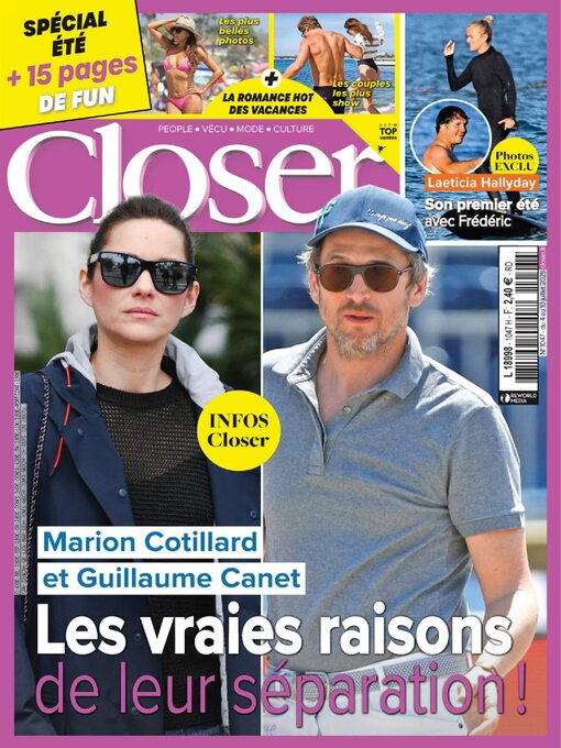 Title details for Closer France by Reworld Media Magazines - Available